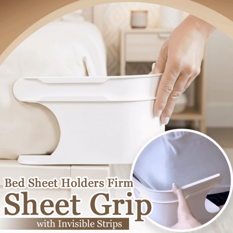 Haromora® Fitted Bed Sheet Holders Firm Sheet Grip with Invisible Strips