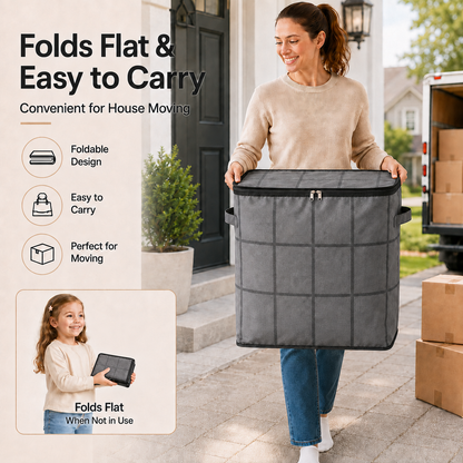 Haromora® XXL Foldable Easy Move Storage Bag with Handles