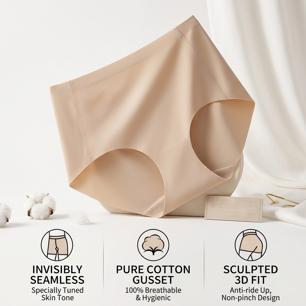 Haromora® Seamless Hipster Panties – Invisible Comfort All Day
