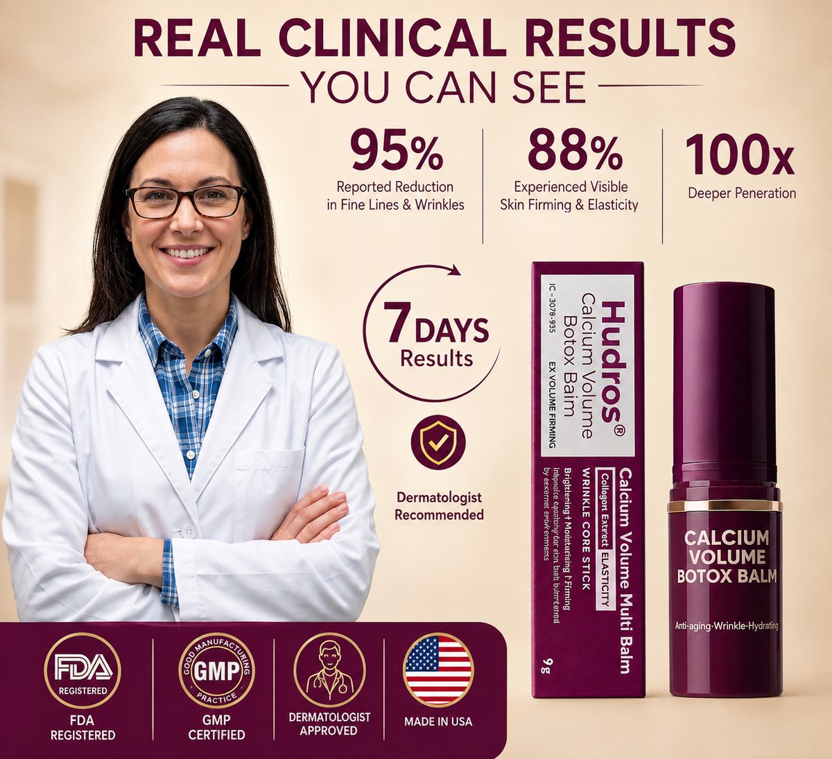 Hudros® Calcium Volume Botox Balm