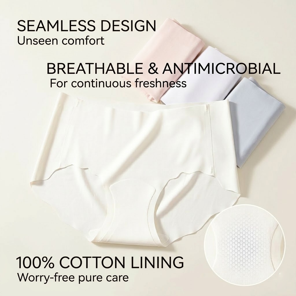 Haromora® Seamless Ice Silk Panties – Comfort All Day